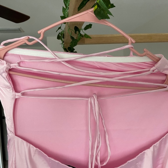 Champagne Pink Maxi Dress - Picture 3 of 5